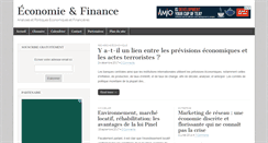 Desktop Screenshot of economie-finance.com