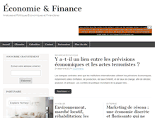 Tablet Screenshot of economie-finance.com